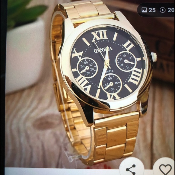 Geneva Other - men’s Geneva watch new black or white face